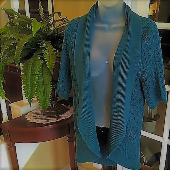 Sonoma Sweaters - Sonoma Wide Collar Open Cardigan M